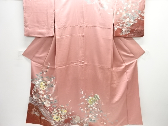 JAPANSE KIMONO / HOMONGI / KINSAI / FLOWER & SNOW
